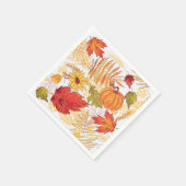 秋柄 スタンダードカクテルナプキン (角)