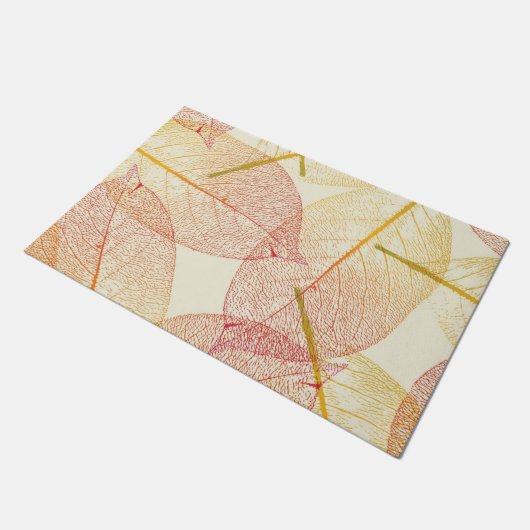 秋柄 ドアマット (アングル)