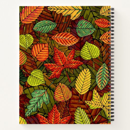 秋柄 ノートブック (裏面)