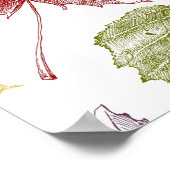 秋柄 ポスター (角)