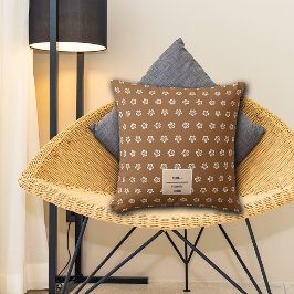 秋栗フラワーズ名前をカスタムする クッション