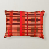 秋格子板 アクセントクッション (裏面)