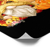 秋格言かかし格言秋ハロウィーンサンクsgi ポスター (角)