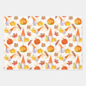 秋格言とカボチャ ラッピングペーパーシート (正面2)