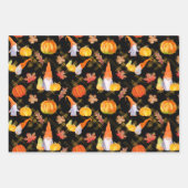 秋格言とカボチャ ラッピングペーパーシート (正面)