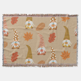 秋格言と紅葉とカボチャ スローブランケット