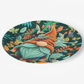 秋格言 ペーパープレート (アングル)