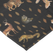 秋森林動物紅葉秋デコール テーブルクロス (アングル)