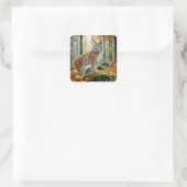 秋森林秋コアウォーター色のリンクス スクエアシール (バッグ)