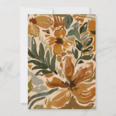 秋植物学ブライダルシャワー 招待状 (裏面)