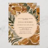 秋植物学ブライダルシャワー 招待状 (正面/裏面)