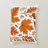 秋植物学 – ヴィンテージ紅葉 アクセントクッション (裏面(縦))