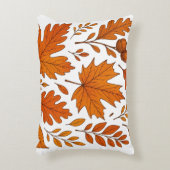 秋植物学 – ヴィンテージ紅葉 アクセントクッション (正面(垂直))
