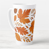 秋植物学 – ヴィンテージ紅葉 カフェラテマグ (左アングル)