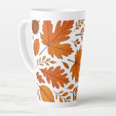 秋植物学 – ヴィンテージ紅葉 カフェラテマグ (左アングル)