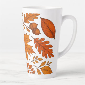 秋植物学 – ヴィンテージ紅葉 カフェラテマグ
