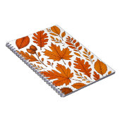 秋植物学 – ヴィンテージ紅葉 ノートブック (右側)