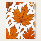 秋植物学 – ヴィンテージ紅葉 プランナー手帳 (裏面)