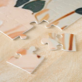 秋植物性シームレスフローラルパターン ジグソーパズル (側面)