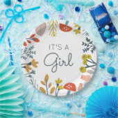 秋植物性ベビーシャワー ペーパープレート (パーティー)