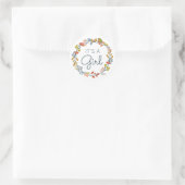 秋植物性ベビーシャワー ラウンドシール (バッグ)