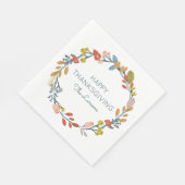 秋植物感謝祭 スタンダードランチョンナプキン (角)