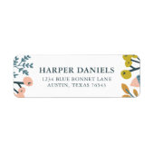 秋植物 ラベル (正面)