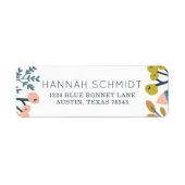 秋植物 ラベル (正面)