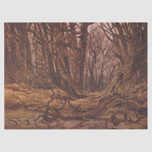 秋樹林 薄葉紙 (正面)