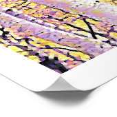 秋樺の木 ポスター (角)