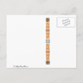 秋歌感謝詩はがき シーズンポストカード (裏面)