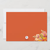 秋歓喜招待状 招待状 (裏面)