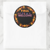 秋歓迎 ラウンドシール (バッグ)