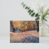 秋歩き ポストカード (スタンド正面)