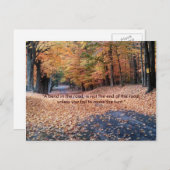 秋歩き ポストカード (正面/裏面)