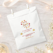 秋水の色の葉与え感謝していモノグラム フェイバーバッグ (クリップ留めされた状態)