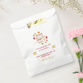 秋水の色の葉与え感謝していモノグラム フェイバーバッグ (封をした状態)