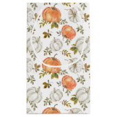 秋水彩かぼちゃ模様 スモールペーパーバッグ (裏面)