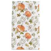 秋水彩かぼちゃ模様 スモールペーパーバッグ (正面)