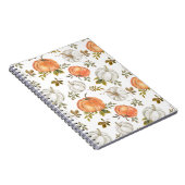 秋水彩かぼちゃ模様 ノートブック (右側)