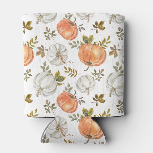 秋水彩かぼちゃ模様 缶クーラー (裏面)