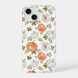 秋水彩かぼちゃ模様 iPhone 15ケース