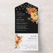 秋水彩フローラストリングラ結婚イト オールインワン招待状 (内側)