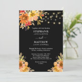 秋水彩フローラストリングラ結婚イト 招待状 (スタンド正面)