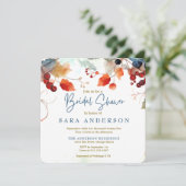 秋水彩フローラブライダル招待状 招待状 (スタンド正面)