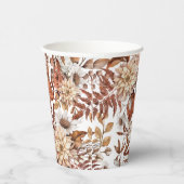 秋水彩フローラベビーシャワー 紙コップ (右)