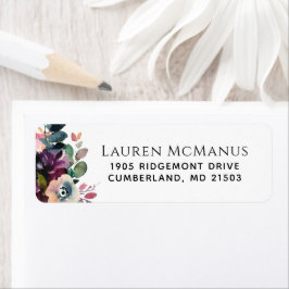 秋水彩フローラ及びユーカリ ラベル