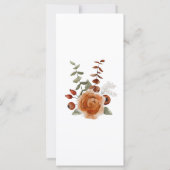 秋水彩フローラ結婚のディナーメニュー (裏面)