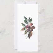 秋水彩フローラ結婚のディナーメニュー (裏面)