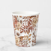 秋水彩フローラ結婚ズ 紙コップ (右)